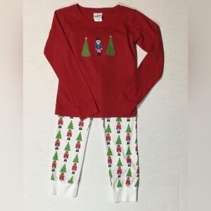 Blossom Blanks Boys Size 10 Custom Red and White Nutcracker Kids Pajama Set 2PC